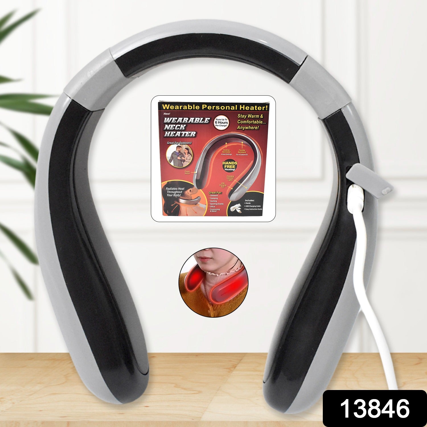 Usb Type C Rechargeable - Wearable Neck Heater  (1 Pc) Usb Type C Rechargeable - Wearable Neck Heater  (1 Pc)